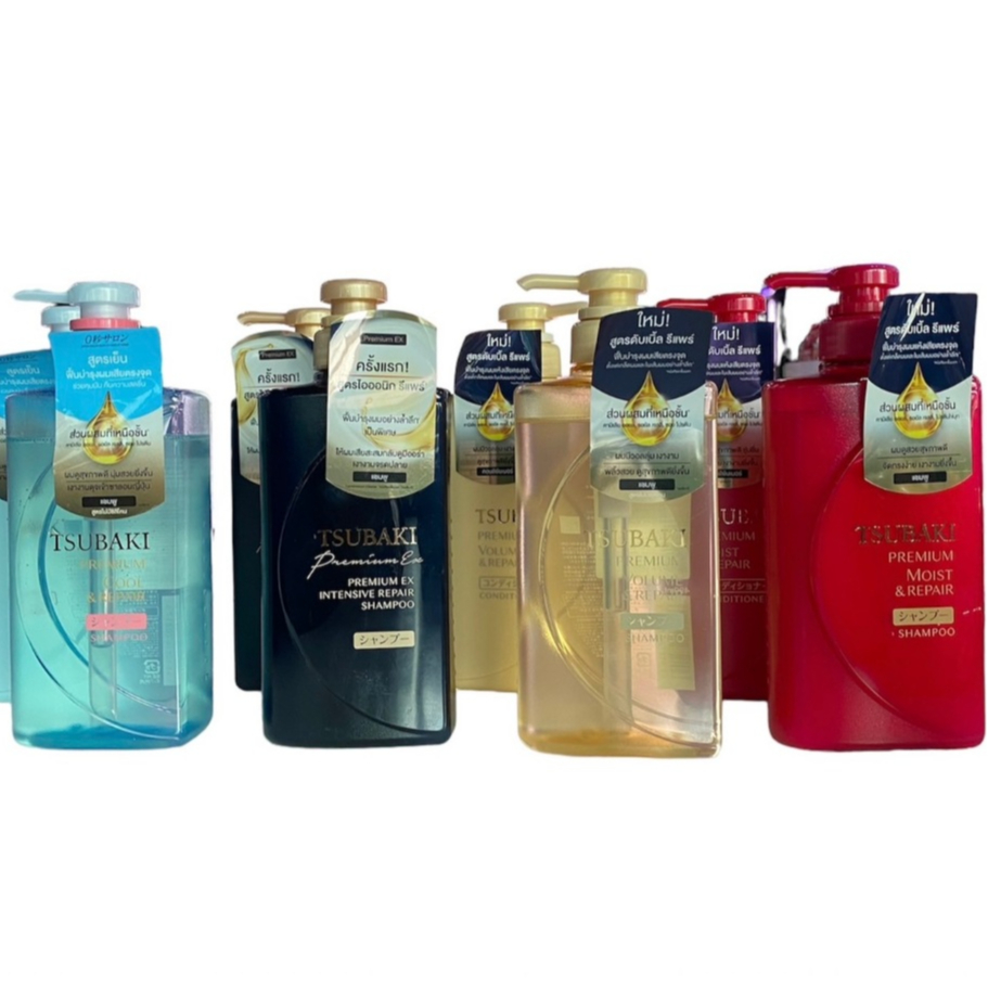 Tsubaki Premium Shampoo ซึบากิ พรีเมี่ยม แชมพู 490ml.