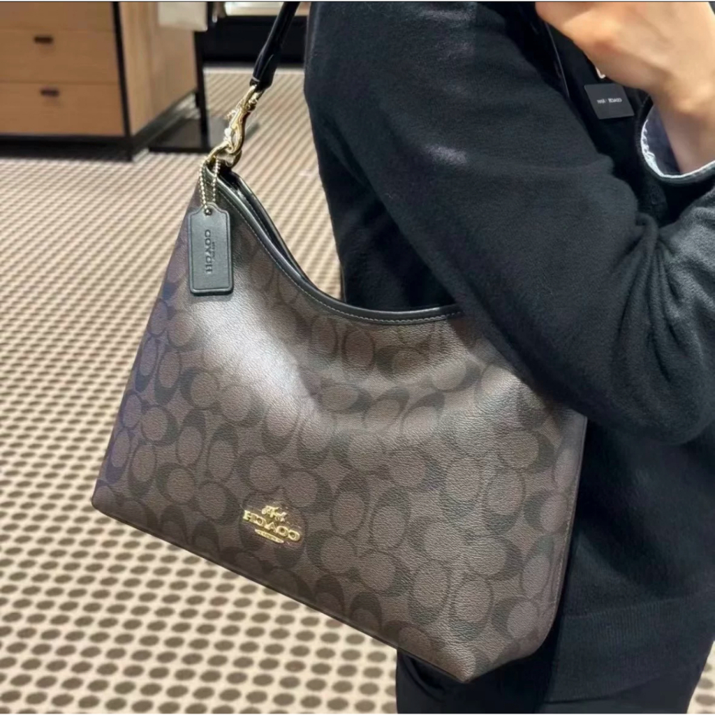 แท้💯%/Outlets ปลอดภาษี กระเป๋าสะพายข้างผู้หญิง Coach CR149 กระเป๋าถือ กระเป๋าสะพายไหล่ ทรงโท้ท สําหรับสตรี