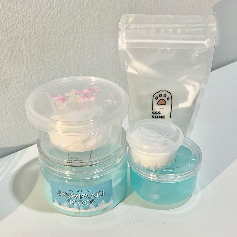 พร้อมส่ง‼️ สไลม์ DIY ❄️ Snowflake Scoop🍧 | sss slime - รูปที่ 2