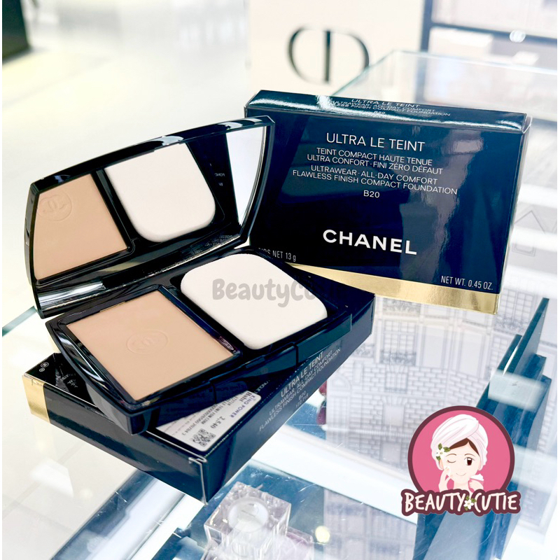 🌟CHANEL Ultra Le Teint Ultrawear All-Day Comfort  Flawless Finish Compact Foundation ผลิตปี 2026🌟ป้ายคิง จาก King Power