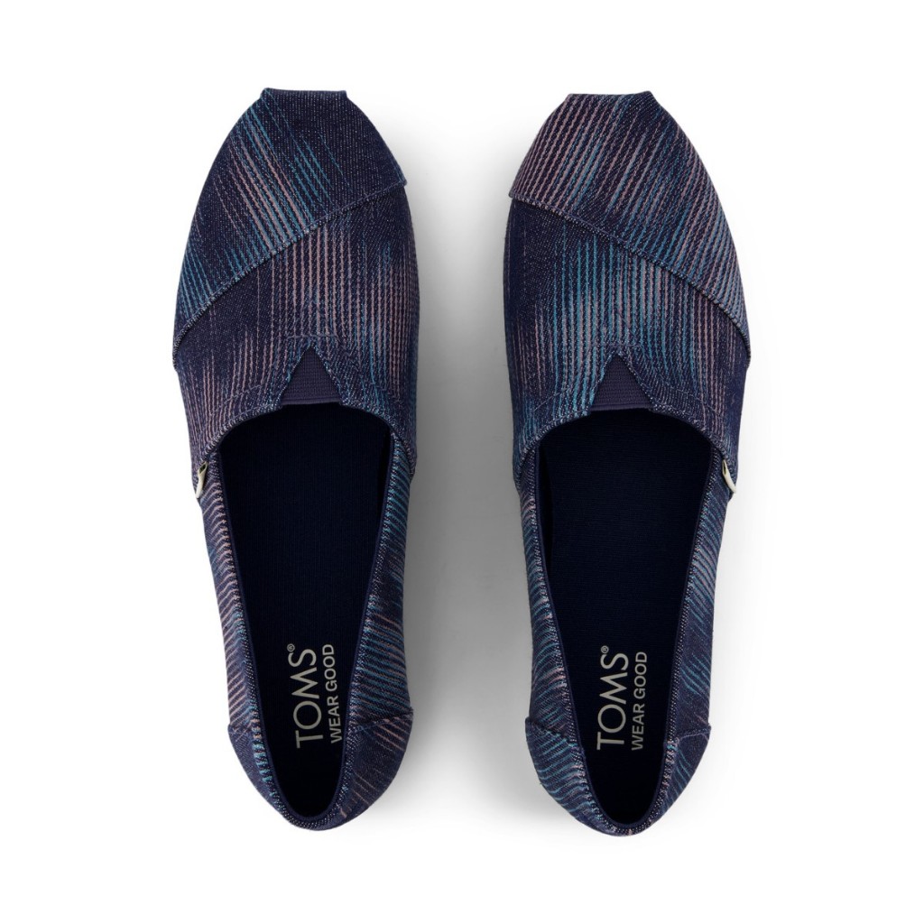 TOMS รองเท้าลำลองผู้หญิง สลิปออน รุ่น Alpargata Cloudbound Navy Novelty Denim (CD) รองเท้าลิขสิทธิ์แท้ ราคา ถูกที่สุด ดีลบีเคเค แกลเลอรีภาพที่ 5