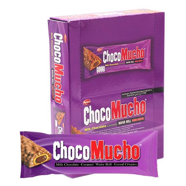 ขนมเวเฟอร์เคลือบช็อกโกแลต Choco Mucho 1 กล่อง