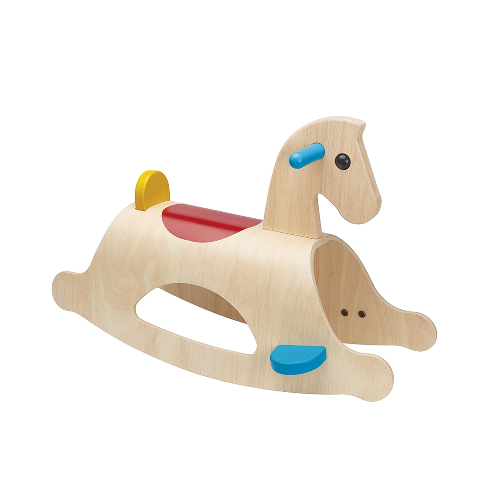 PlanToys ของเล่นไม้ 3403 Palomino ม้าโยกพาโลมิโน เสริมพัฒนาการ สำหรับเด็กอายุ 2 ปี ขึ้นไป