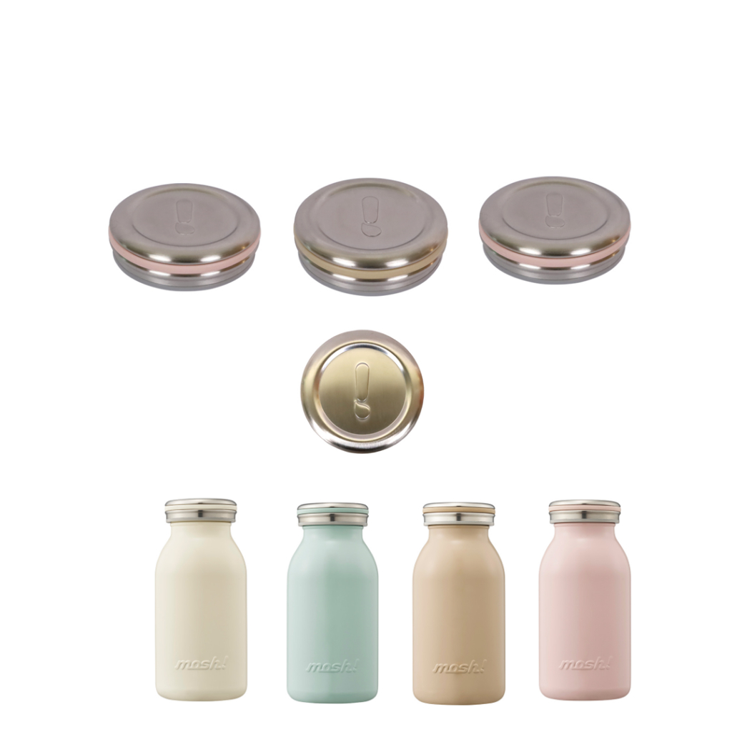 Mosh! อะไหล่ฝาแก้ว PART-LID SET MILK STAINLESS BOTTLE 380 ML