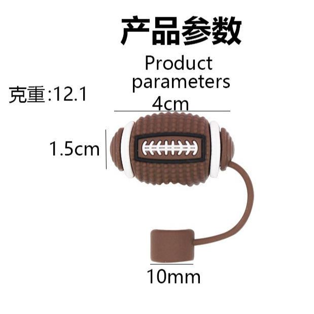 Sports Expression Series จุกปิดหลอดดูดน้ํา ฝาปิดหลอด 9-10 มม. ซิลิโคน  กันฝุ่น ใช้ซ้ําได้ . - รูปที่ 6