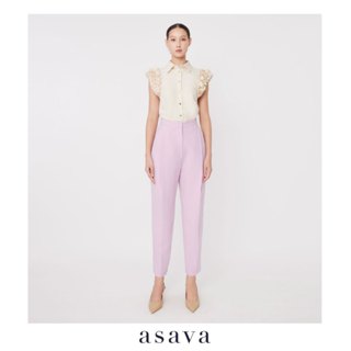 [asava ss23] Alana High-waisted Carrot Pants กางเกงผู้หญิง เ…