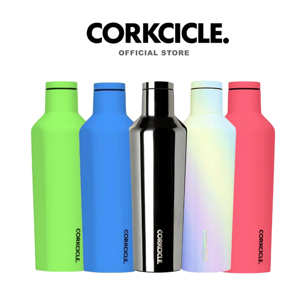 Corkcicle กระบอกน้ำ 16 oz (475 ml) Canteen | Margarita เขียว | Keeps Cold เก็บเย็น 25hrs | ขวดน้ําพกพา Tumbler แก้วพกพา