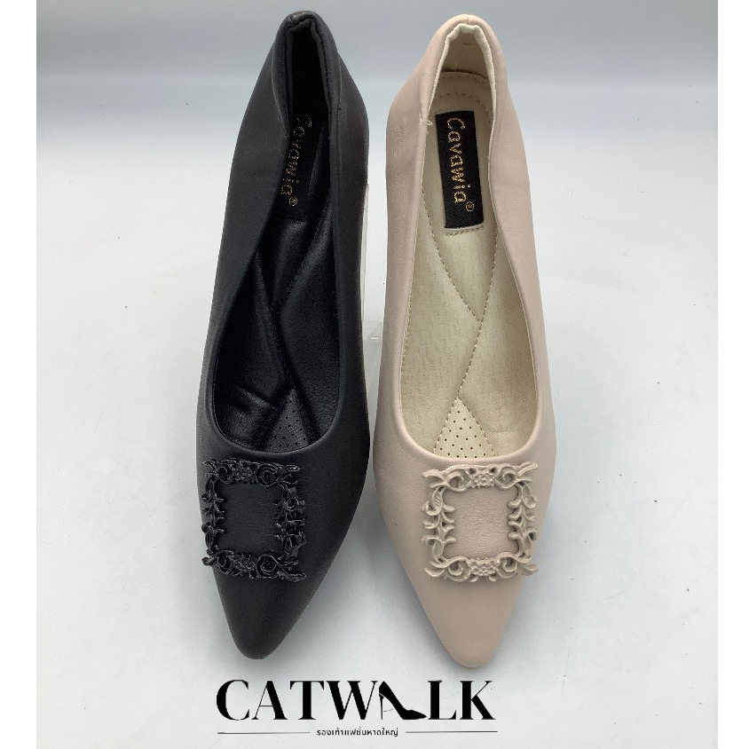 รองเท้าคัชชูหนังนิ่ม ส้นสูง2.5นิ้ว งานเรียบหรูเหมาะกับใส่ทำงาน ออกงาน (cavawia)