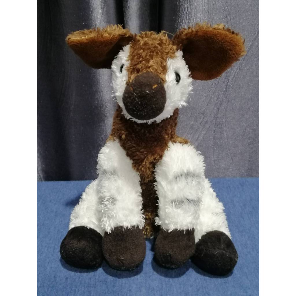 ตุ๊กตา โอคาพี อังกฤษ: Okapi ขนาด 8 นิ้วไม่รวมความยาวหู ป้ายผ้า ZOORASIA