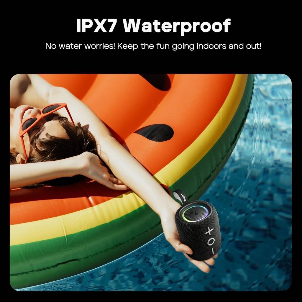 🇹🇭ประกันศูนย์ไทย 1 ปี Tribit StormBox Mini ลำโพงบลูทูธ พกพา Bluetooth 5.4 กันน้ำ IPX7 12 วัตต์ เสียงรอบทิศทาง 360 องศา