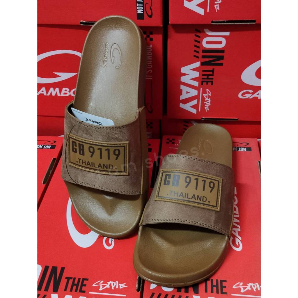 GAMBOL  รองเท้าแตะลำลองชายแบบสวม GM42206 Size 38 - 44