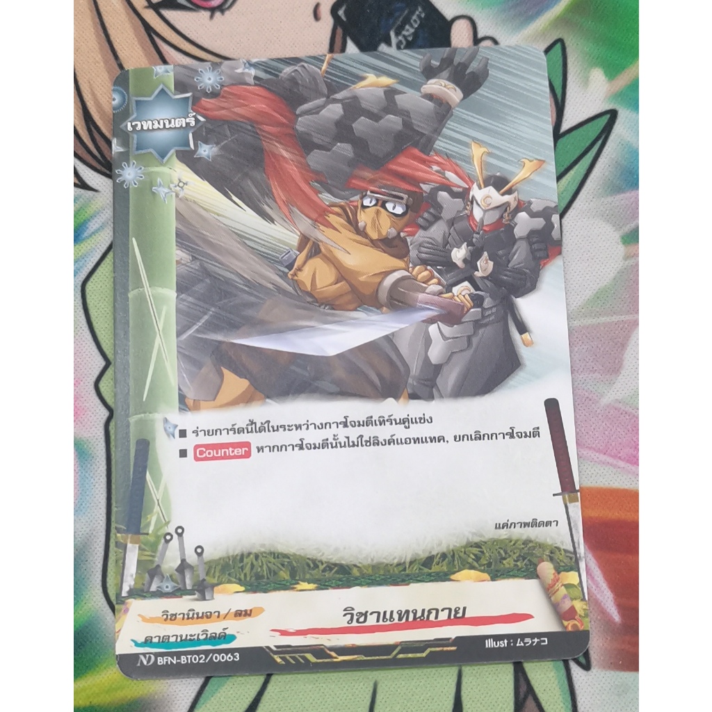 ND BFN-BT02​/0063วิชาแทนกายการ์ดไม่ฟอย