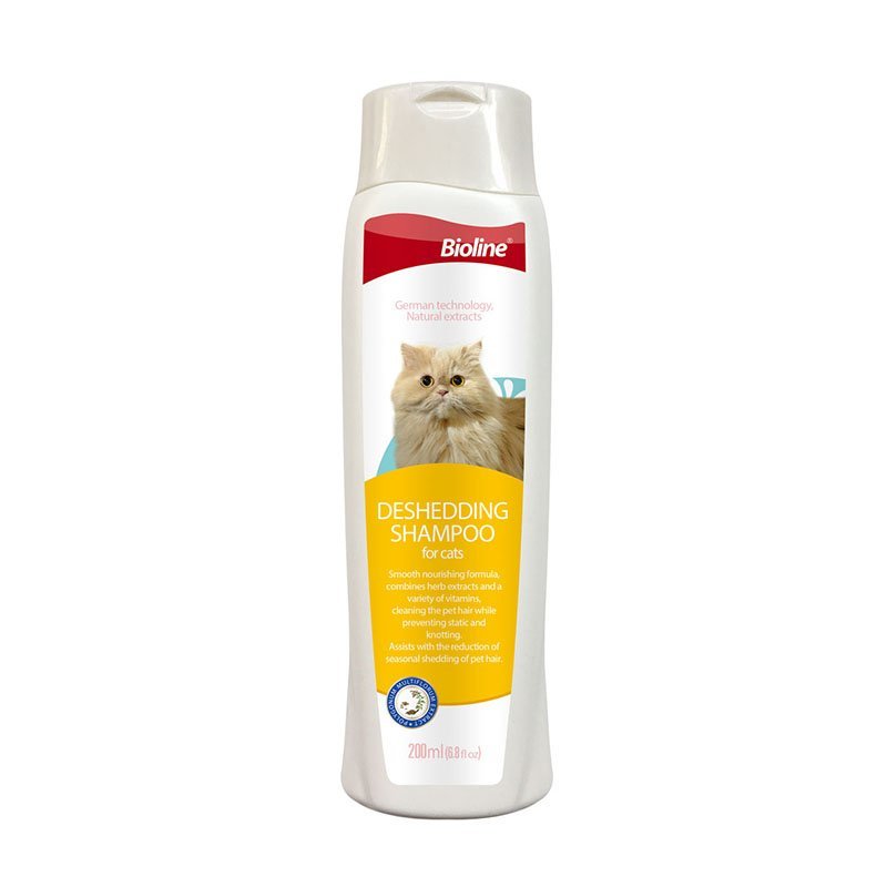 แชมพู Bioline Deshedding Shampoo BL 2389 ให้ขนแมวของคุณนุ่มลื่นและสุขภาพดี สำหรับแมว 200ml