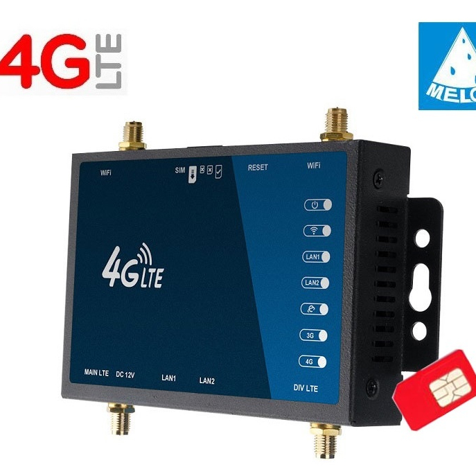 4G Router ใส่ซิม Wifi Router 300Mbps SMA Port SIM CARD Slot Essy Setup Plug & Play  No.140724