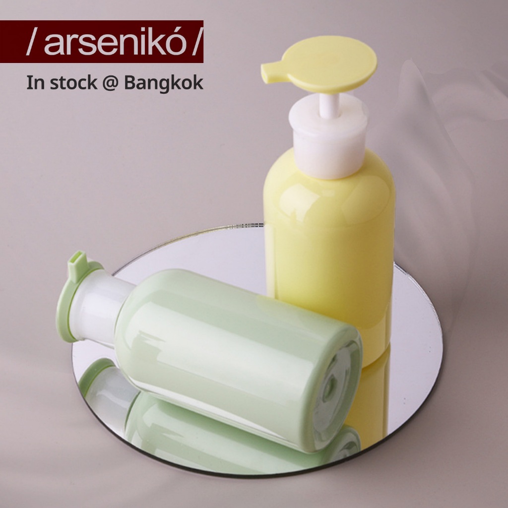 ขวดปั้มสีพาสเทล มินิมอล พลาสติก PET ขวดหนา เกรดพรีเมี่ยม 300ml.