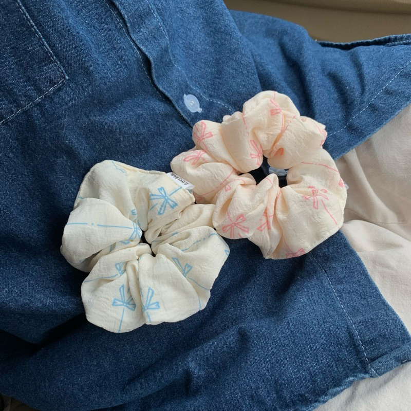 friyeykids babypink bowie (scrunchies) สีชมพูน้า