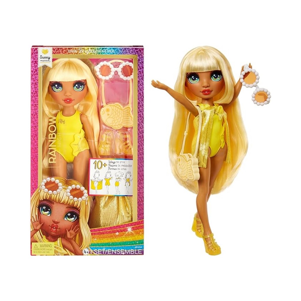 MGA(เอ็มจีเอ) Rainbow High Swim & Style Fashion Asst 1 Sunny (Yellow) รหัส RBH507284
