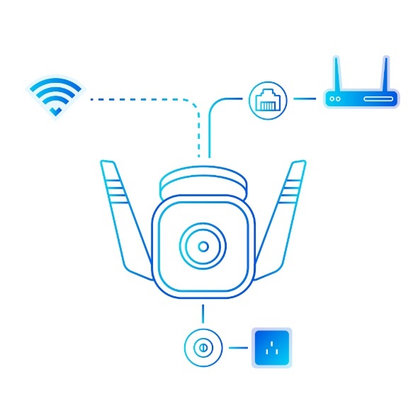 TP-Link กล้องวงจรปิด รุ่น Tapo C310 / C320WS / C325WB / C500 / C501GW / C510W / C520WS / C530WS