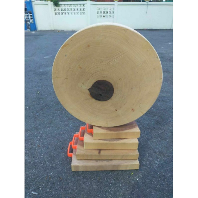 เขียงไม้มะขามแช่น้ำเกลือขนาด 16 นิ้ว หนา 2.7-3 นิ้ว🇹🇭 - รูปที่ 3