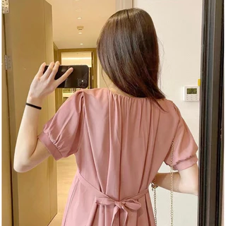 ชุดคลุมท้องใส่ทำงานผ้าทิ้งตัวใส่สบาย มีแบบให้นมได้