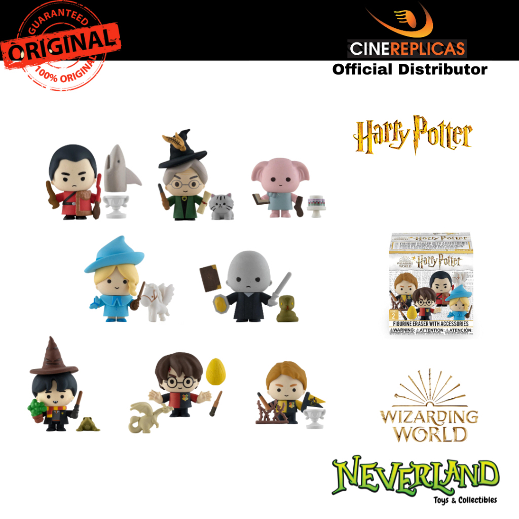 (Cinereplicas) กล่องสุ่ม ของแท้ Harry Potter Gomee Mystery Eraser Figurine Series 2 Wizarding World **ราคาต่อชิ้น – โปรปัง