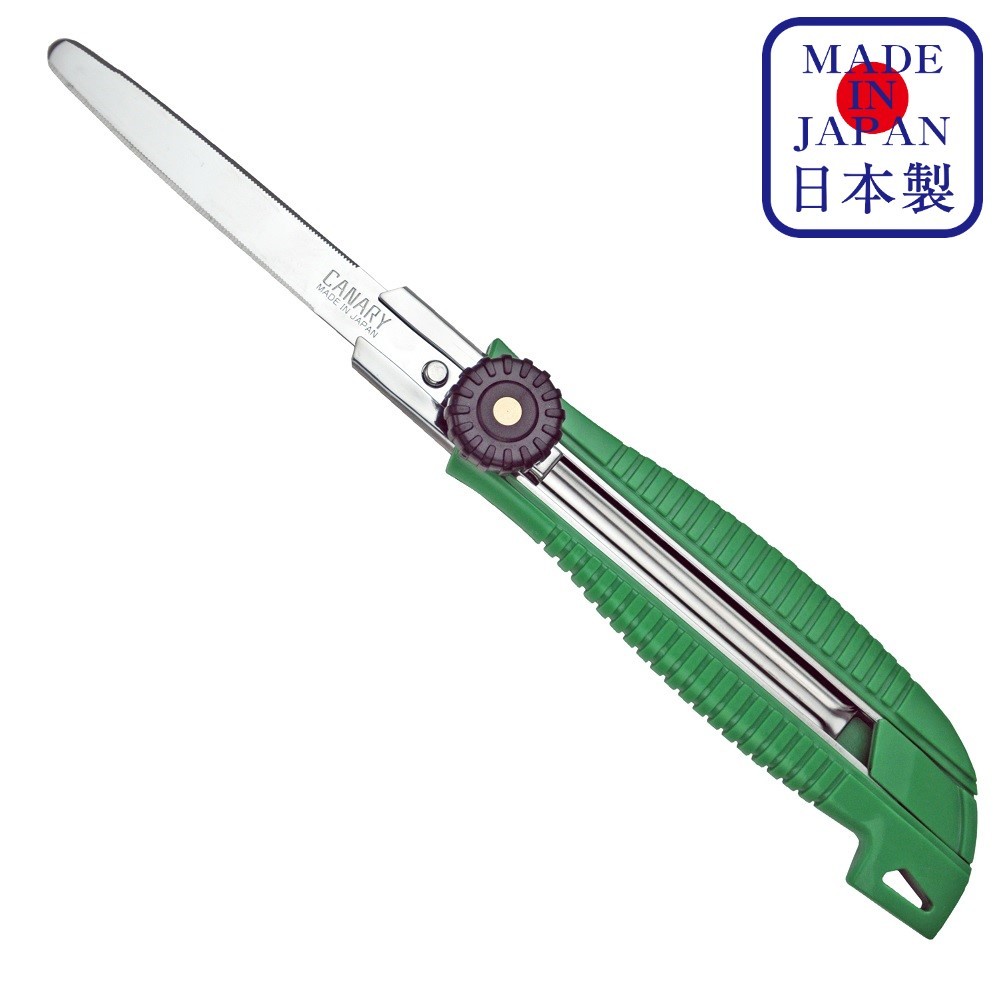 ADC-25 มีดตัดกล่อง แบรนด์ญี่ปุ่น ตัดเทป เทป PP หรือกระดาษแข็ง มีดที่ปลอดภัย CANARY Box Cutter / Ichinen