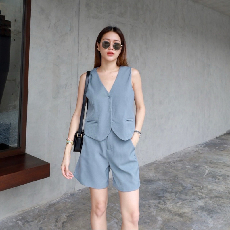 sohee set vest basicselected