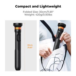 K&F Model MS19 Magnetic Selfie Stick Tripod 159cm with Bluetooth remote&Magnetic Ring (KF09.139)