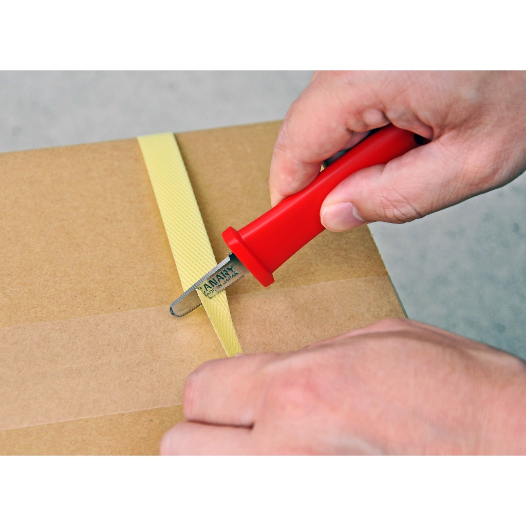 มีด คัตเตอร์ ญี่ปุ่น ที่ตัดกล่อง กล่องกระดาษ ที่ตัดเทป PP แท่นตัดเทป เปิด กล่อง CANARY Safety Box Cutter / Ichinen — صورة 8