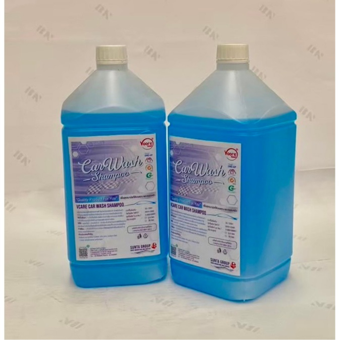 "  Vcare " น้ำยาล้างรถ แชมพูล้างรถ 3800 ซีซี. ( car wash )