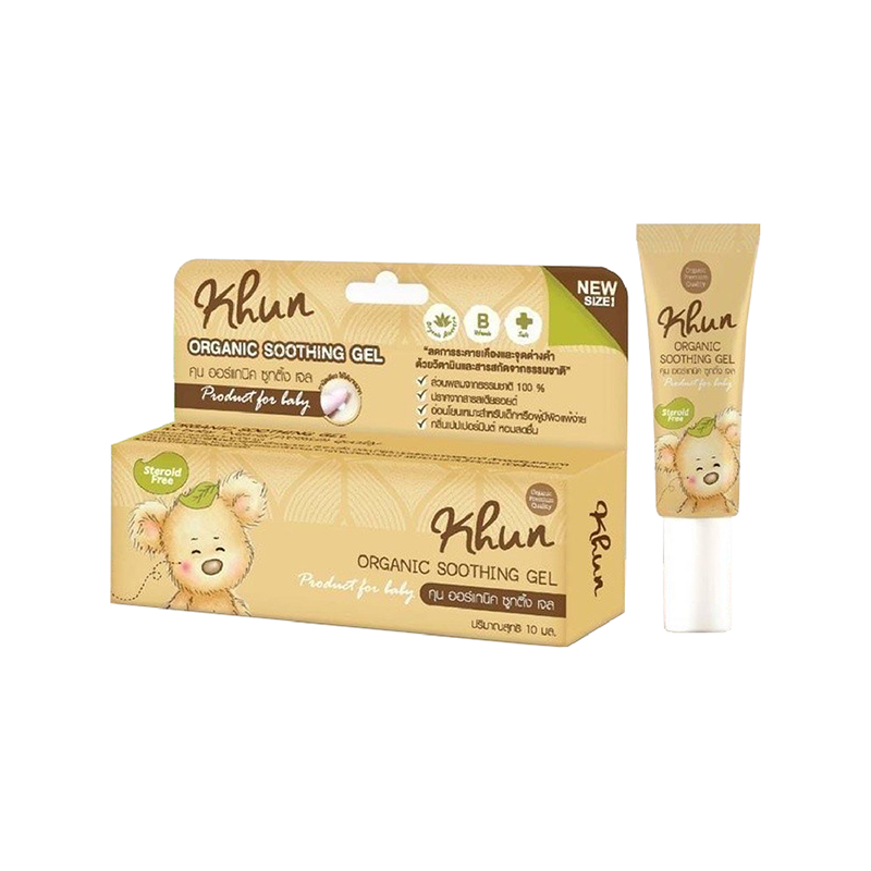 Khun Organic ผลิตภัณฑ์กันยุงสำหรับเด็ก เจลทาหลังยุงกัด สูตรธรรมชาติ ใช้ได้ตั้งแต่แรกเกิด อ่อนโยนต่อผิว