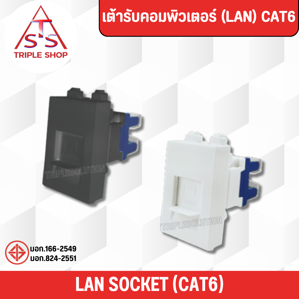 NANO เต้ารับคอมพิวเตอร์ เต้ารับแลน สายแลน (LAN), CAT6