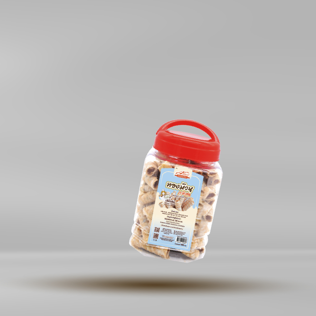 โปรโมชั่นจำกัด! ทองม้วนกะทิสด 150 กรัม (1 กระปุก) มี 3 รส: ดั้งเดิม, ทุเรียน, มันม่วง 🎉