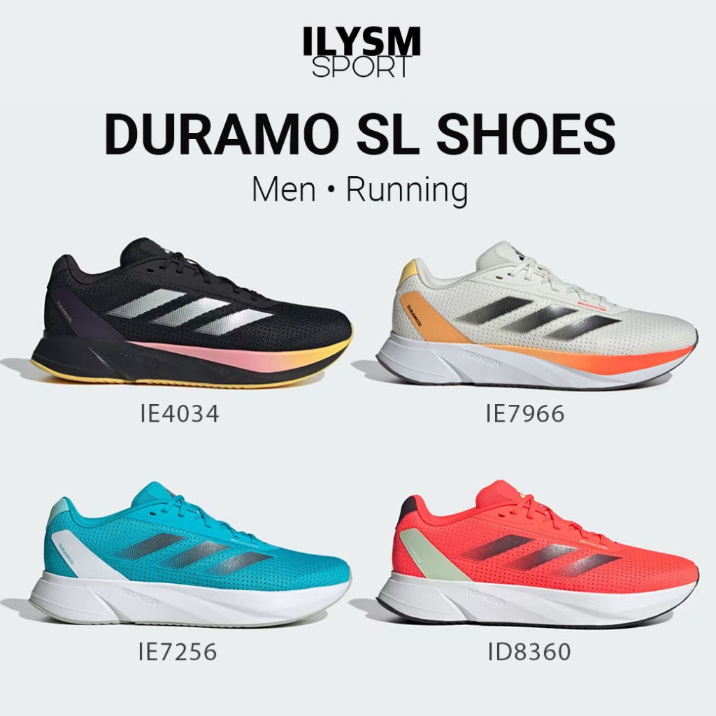 Adidas DURAMO SL Men's Running Shoes (IE4034, IE7966, IE7256, ID8360) รองเท้าวิ่ง ผู้ชาย