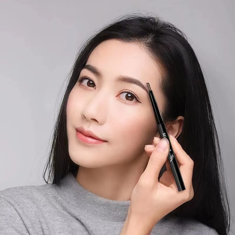 ดินสอเขียนคิ้ว กันน้ำ ดินสอเขียนคิ้วแบบหมุน 2 in 1 มีแปรงปัดคิ้วในตัว มี 4 สีให้เลือก - รูปที่ 4