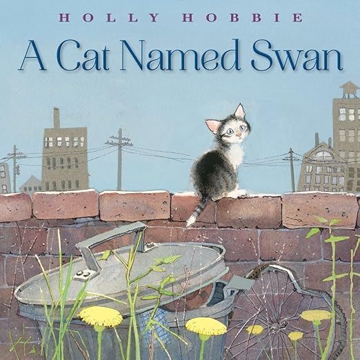 (มือ 1) A Cat Named Swan Hardcover – (Picture Book) นิทานปกแข็ง