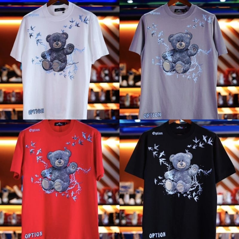 เสื้อ Option Bear หมีสาดน้ำ รุ่นใหม่ (ของแท้100%)