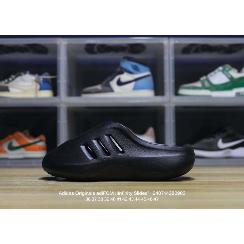 Adidas Originals adiFOM IIInfinity รองเท้าแตะกีฬาสไตล์หัวขนาด 36-47
