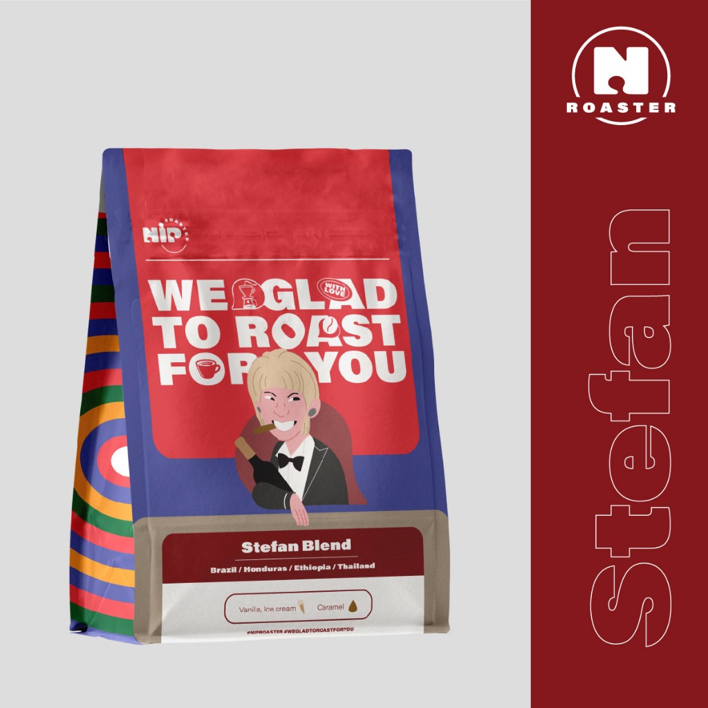 [NiP COFFEE] เมล็ดกาแฟ STEFAN BLEND มี 3 ขนาดให้เลือก