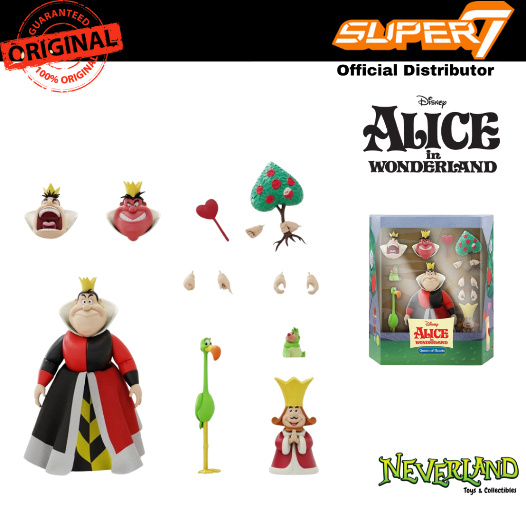 Super7 Disney Alice in Wonderland Queen Of Hearts ULTIMATES! Wave 3 Figure