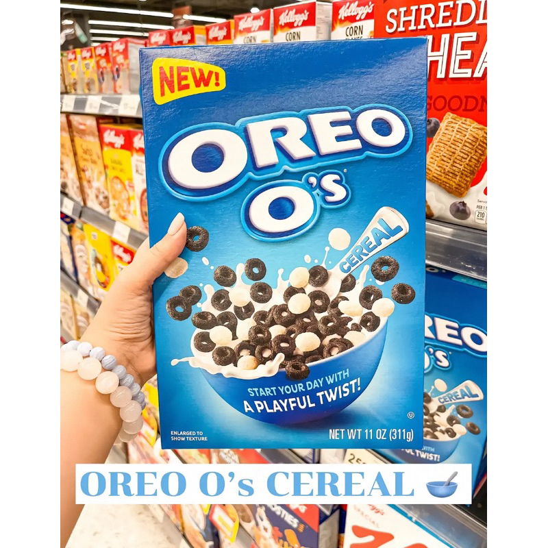 อาหารเช้า Oreo O’s Cereal กล่องใหญ่ 320 กรัม