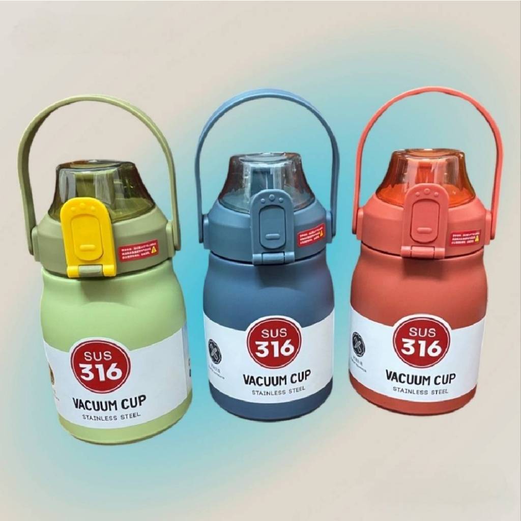 กระบอกน้ำสแตนเลสเกรด H-380 ขนาด 800ml แบบเก็บอุณหภูมิ