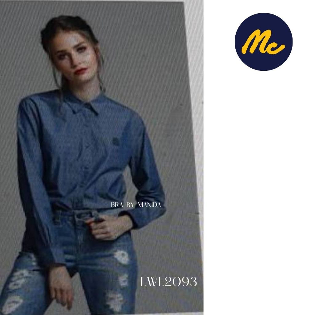 Mc Jeans แท้ 100 % (MC LADY ) เสื้อเชิ้ตแขนยาว PRODUCT ID : LWL2093  ฿1,295.00