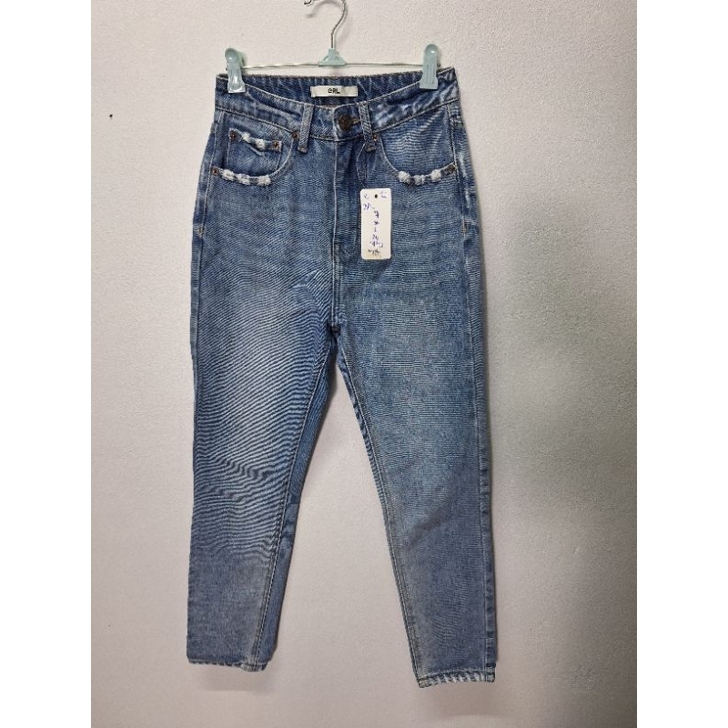 กางเกงยีนส์ grl มือสอง size xs #b738
