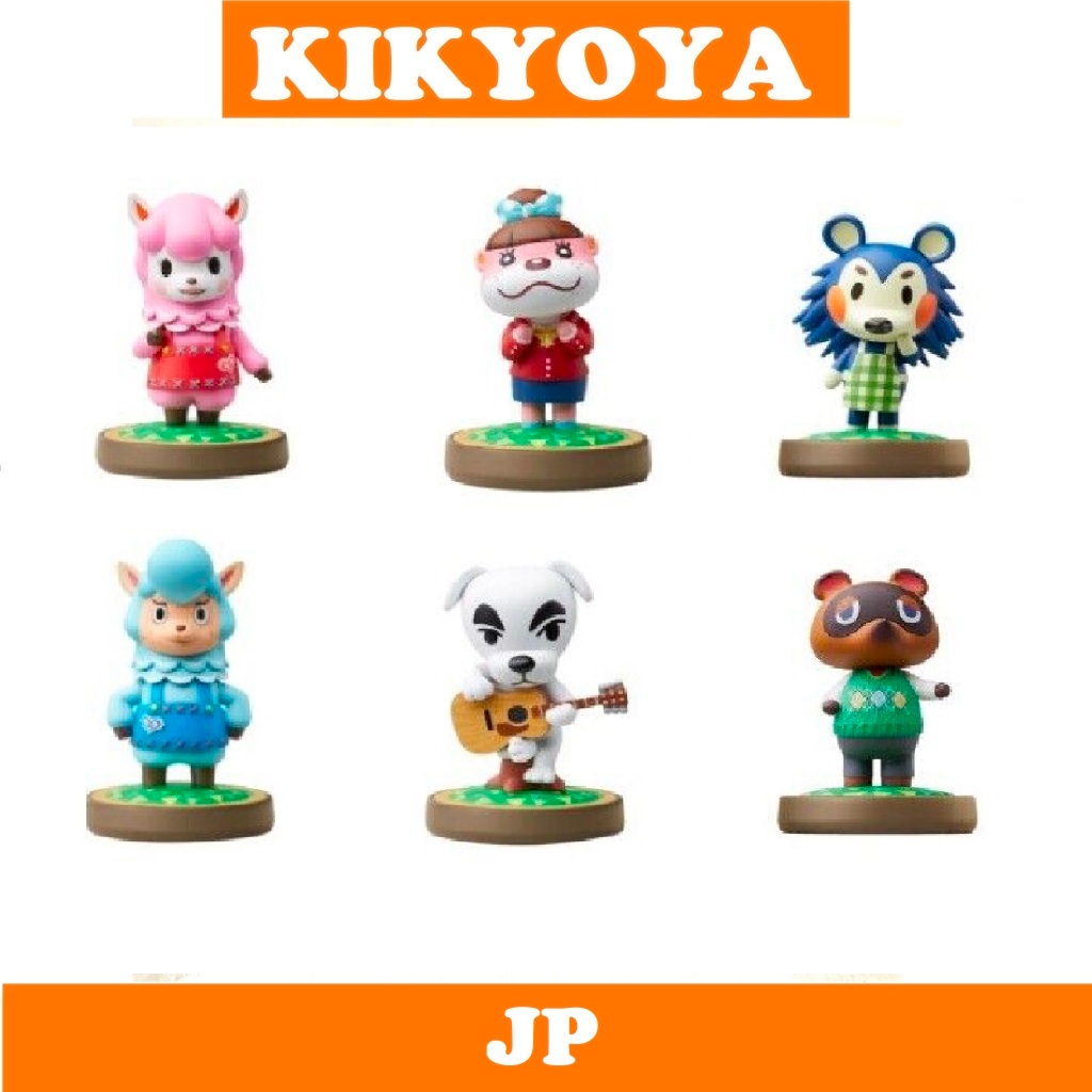amiibo animal crossing reese lottie Mabel cyrus K.K. slider tom nook LOT JP NEW
