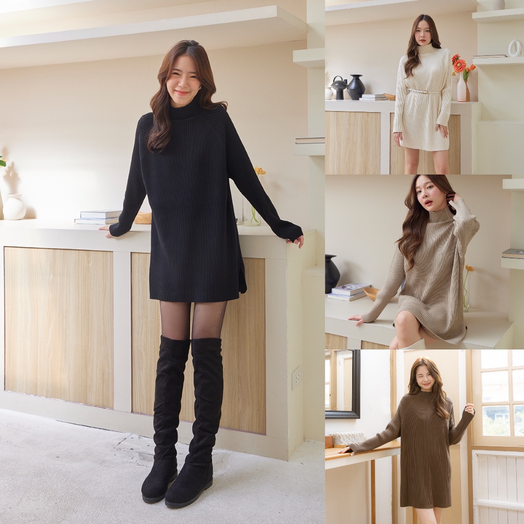 Coatmatter - Alice minidress เดรสไหมพรม