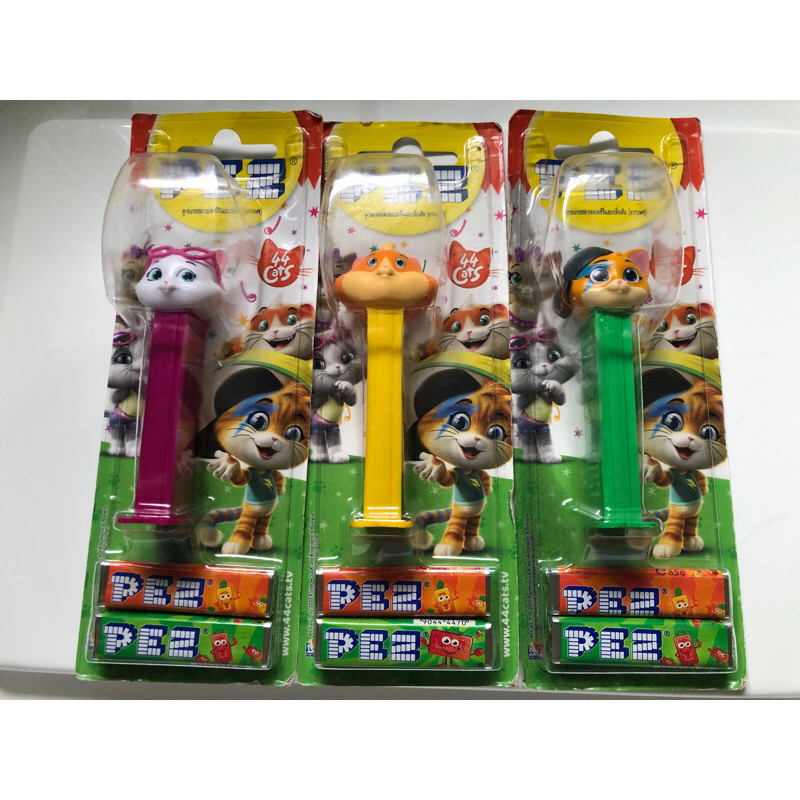 PEZเพซลูกอมสำหรับสะสมเซท44cats