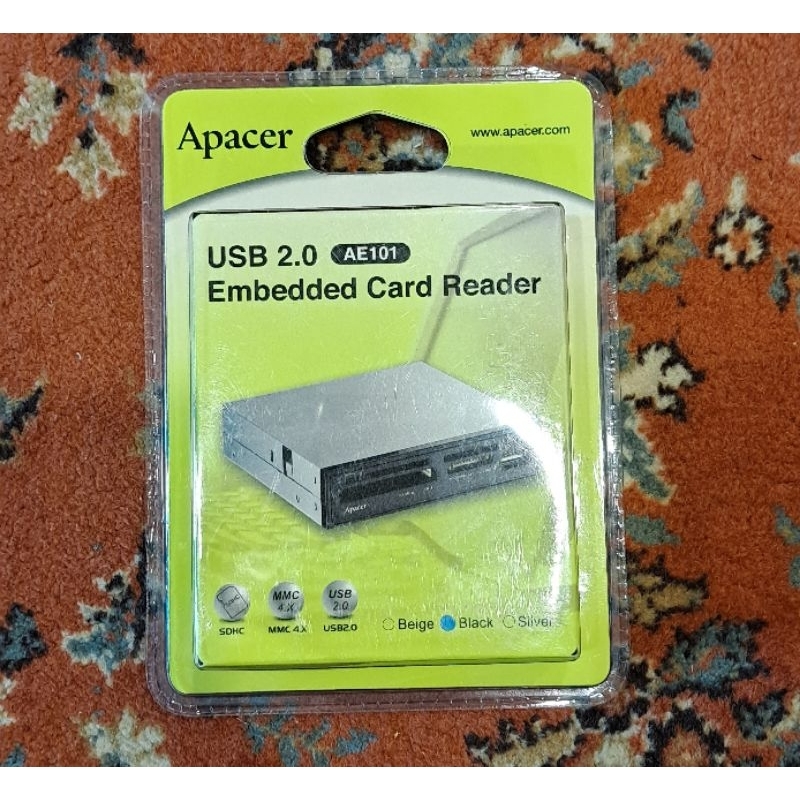 Apacer AE101 USB 2.0 Embedded Card Reader
