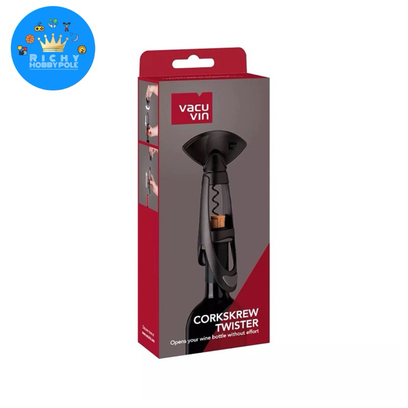 -Richy- ที่เปิดขวดไวน์ แบบหมุนเกลียว ใช้ง่ายไม่ต้องงัดขวด ปลอดภัยกว่า - รูปที่ 7