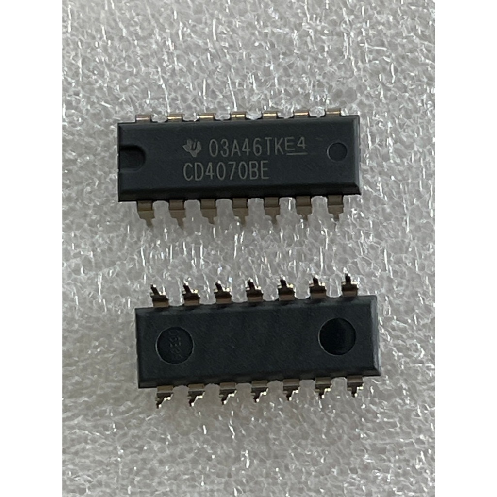 CD4070BE DIP TI ( 1 ชุด มี 4 ตัว )